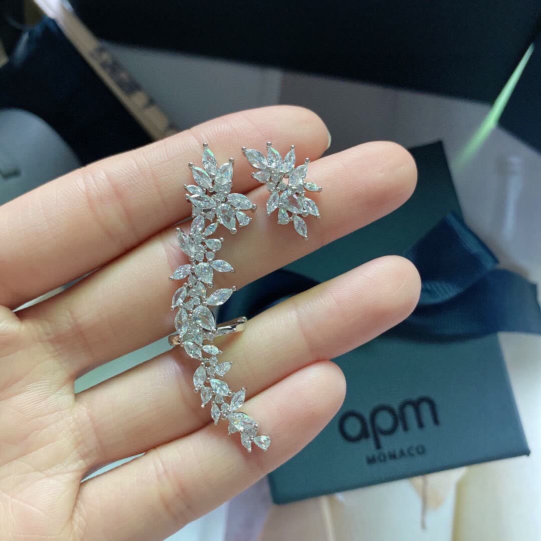 APM Monaco Earrings - Floral Design